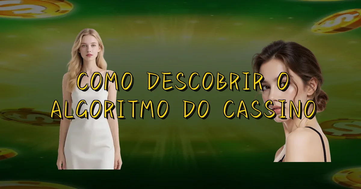 Como Descobrir O Algoritmo Do Cassino Oficial