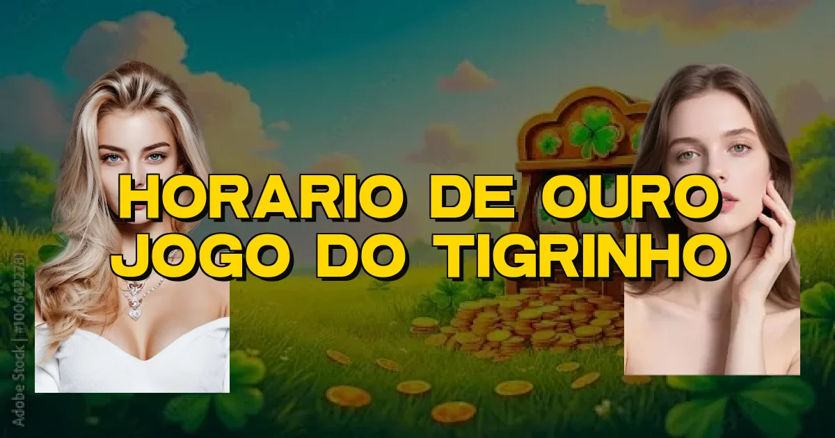 Horario De Ouro Jogo Do Tigrinho Oficial
