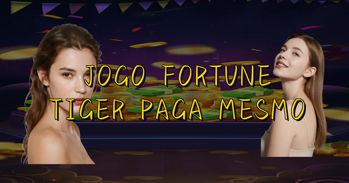 Jogo Fortune Tiger Paga Mesmo Oficial