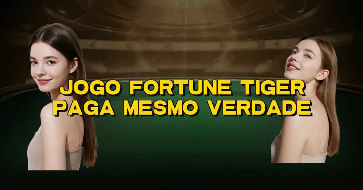 Jogo Fortune Tiger Paga Mesmo Verdade Oficial