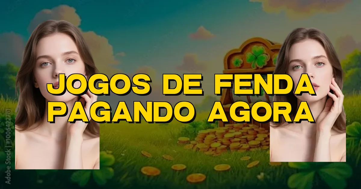 Jogos De Fenda Pagando Agora Oficial